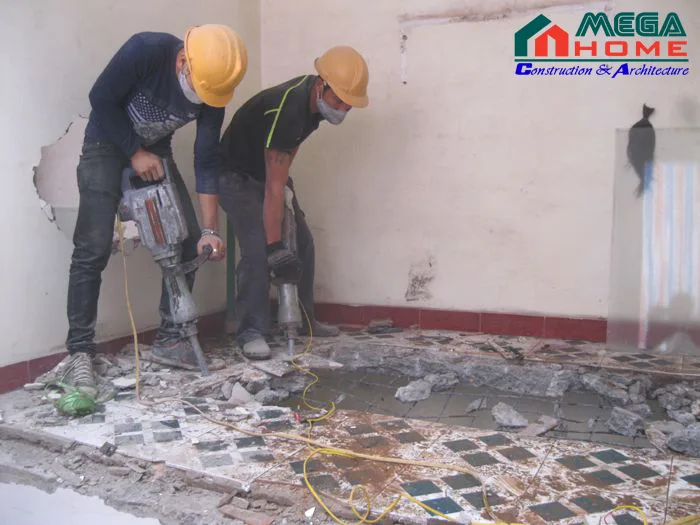 phá dỡ trọn gói nhà cũ