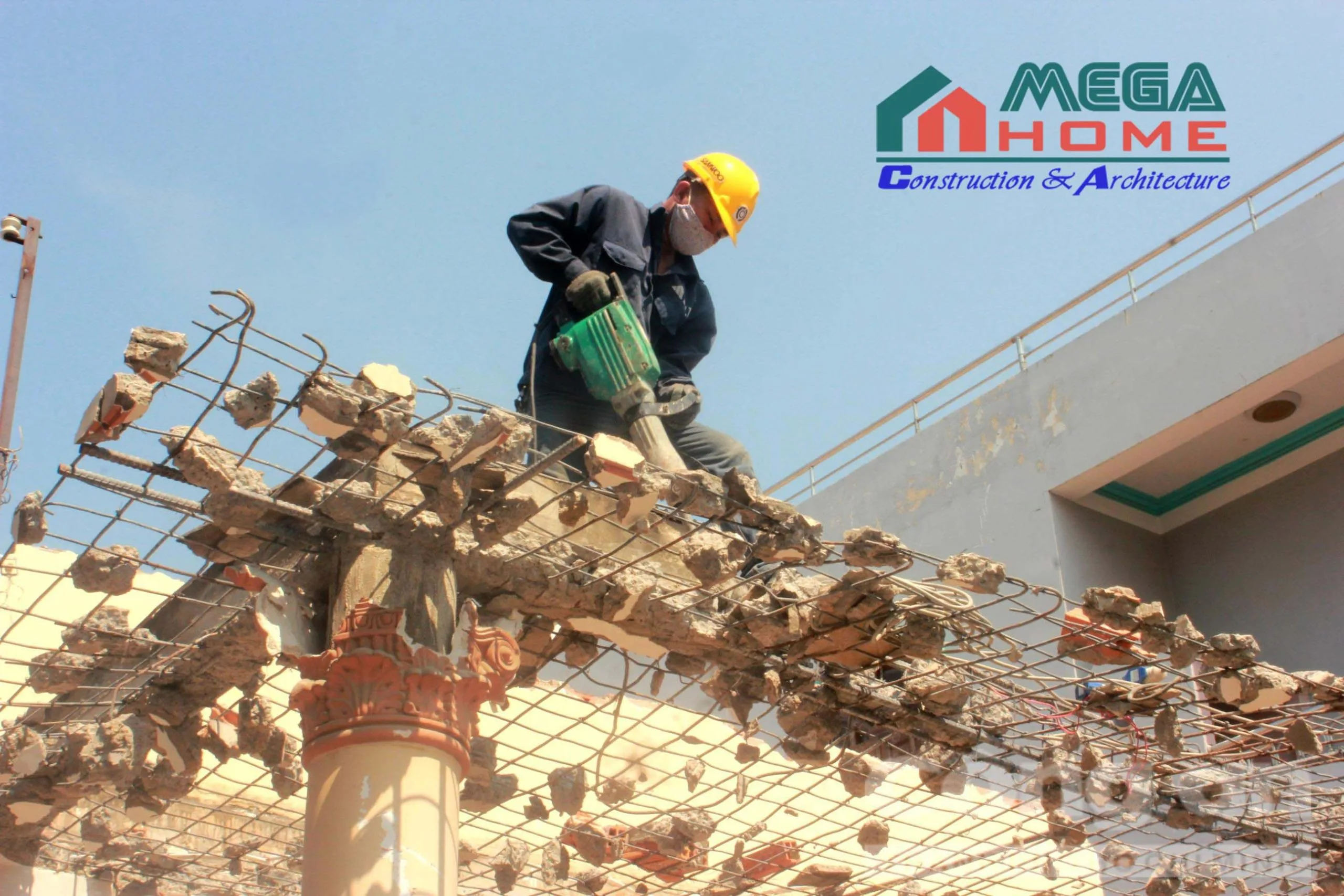 phá dỡ trọn gói nhà cũ