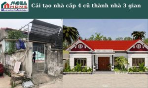 Cai Tao Nha Cap 4 Thanh Nha 3 Gian