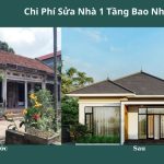 chi phí sửa nhà 1 tầng