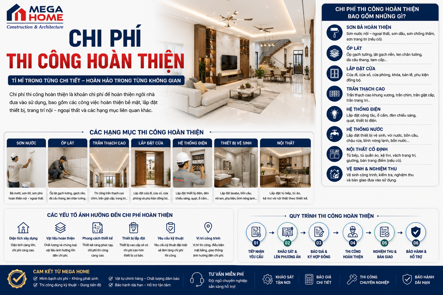 Chi Phí Thi Công Hoàn Thiện Chi Phí Thi Công Hoàn Thiện