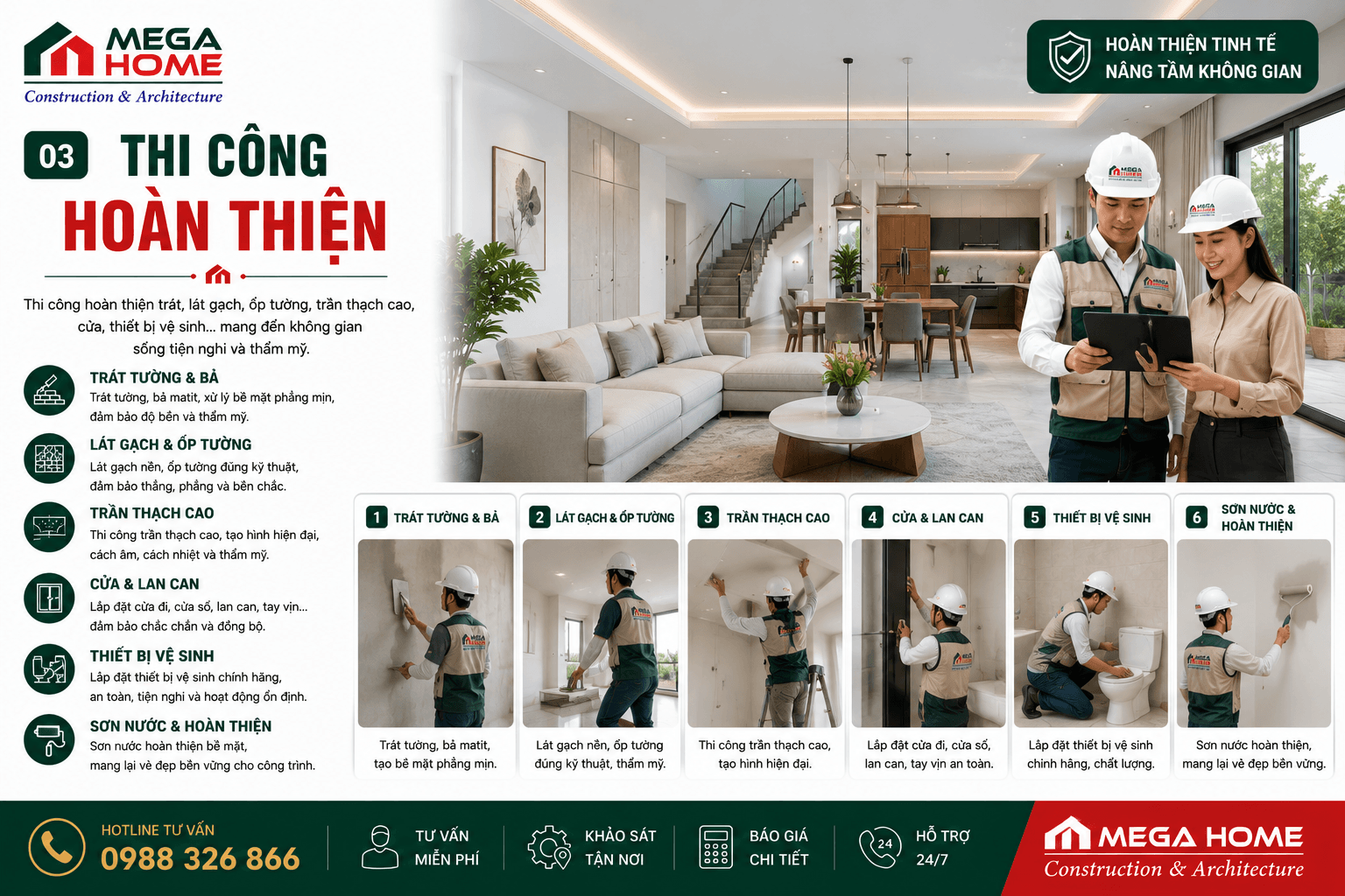 Thi Công Hoàn Thiện Thi Công Hoàn Thiện