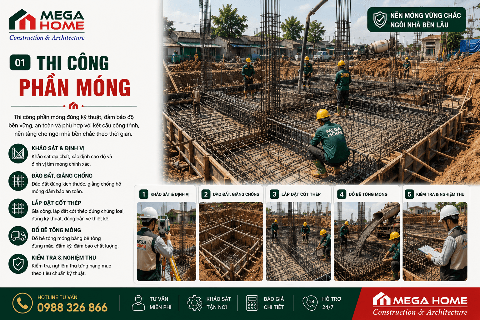 Thi Công Phần Móng Thi Công Phần Móng