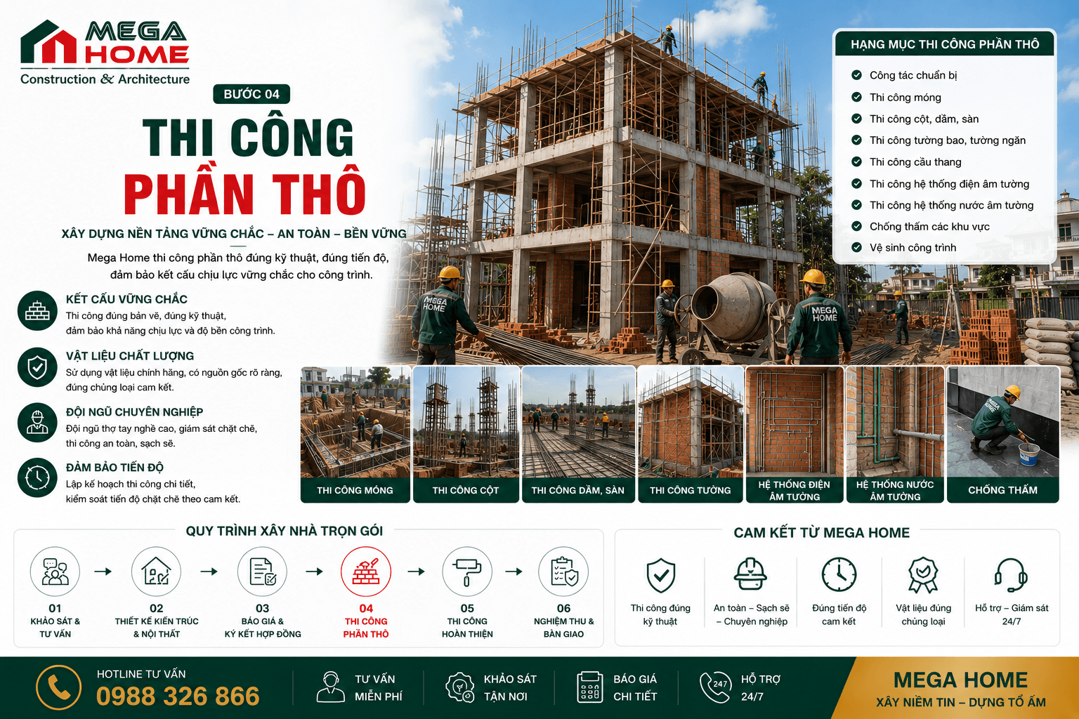 Thi Công Phần Thô Thi Công Phần Thô