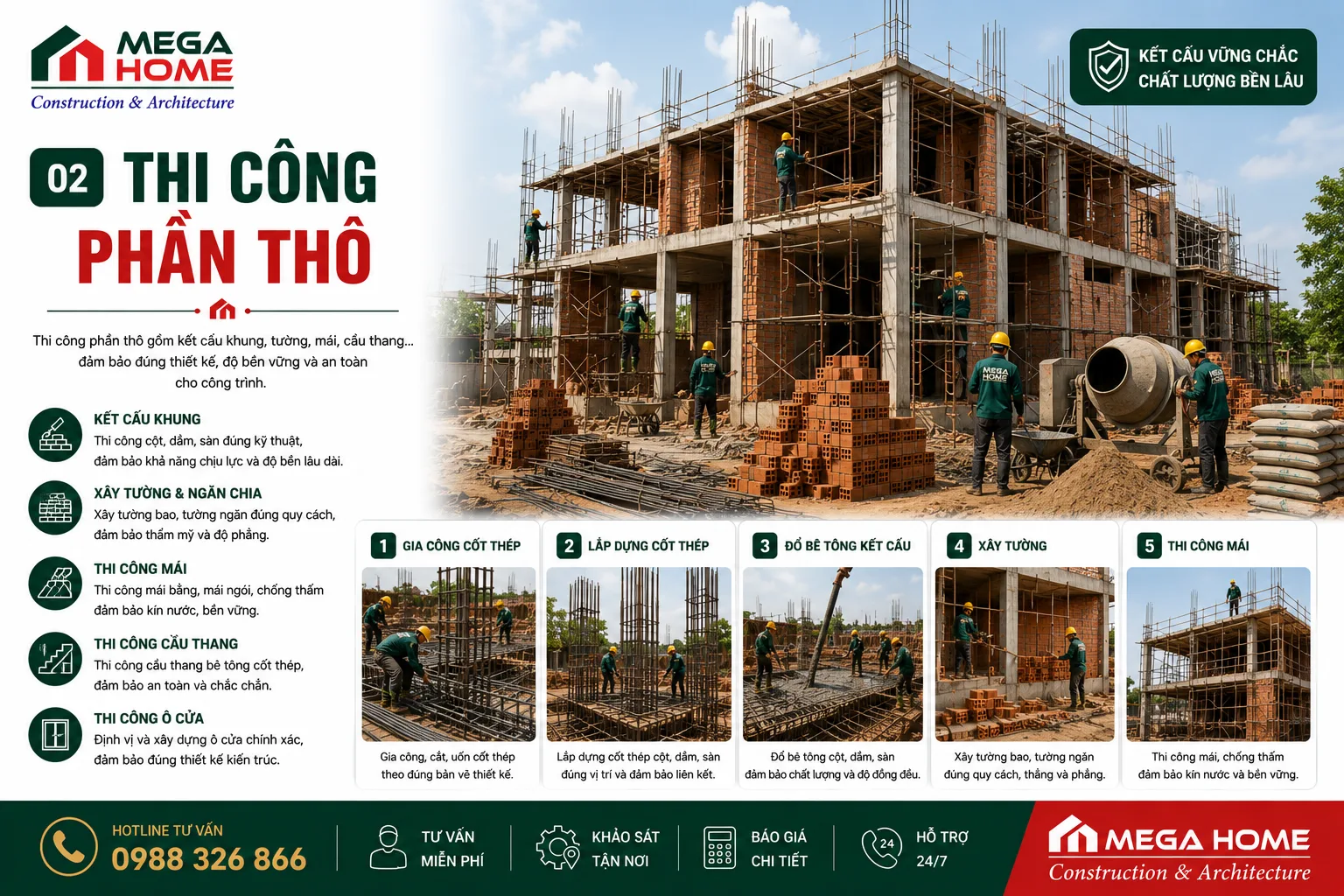 Thi Công Phần Thô