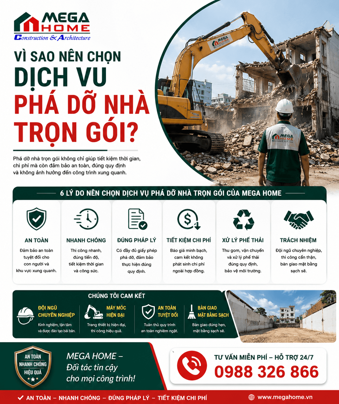 Vì Sao Nên Chọn Dịch Vụ Phá Dỡ Nhà Trọn Gói? Vì Sao Nên Chọn Dịch Vụ Phá Dỡ Nhà Trọn Gói?