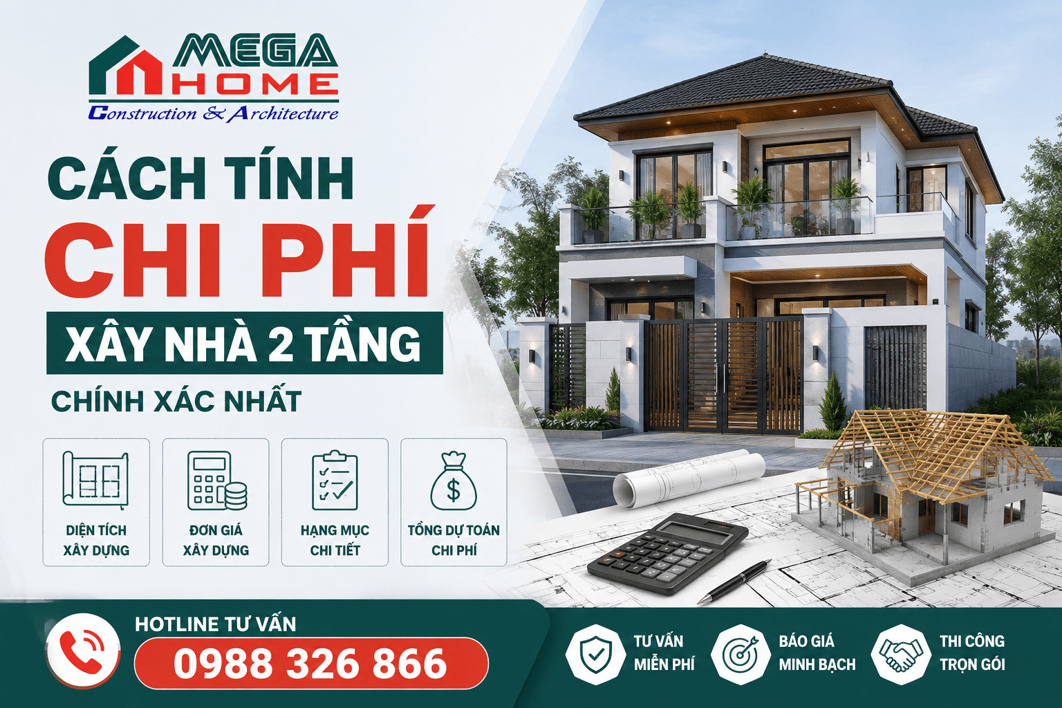Cách Tính Chi Phí Xây Nhà 2 Tầng Chính Xác Nhất Cách Tính Chi Phí Xây Nhà 2 Tầng Chính Xác Nhất