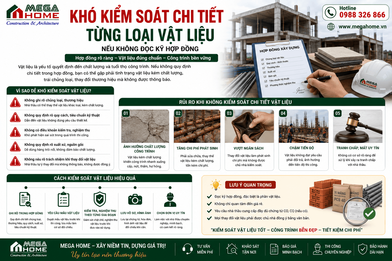 Khó Kiểm Soát Chi Tiết Từng Loại Vật Liệu Nếu Không Đọc Kỹ Hợp Đồng Khó Kiểm Soát Chi Tiết Từng Loại Vật Liệu Nếu Không Đọc Kỹ Hợp Đồng
