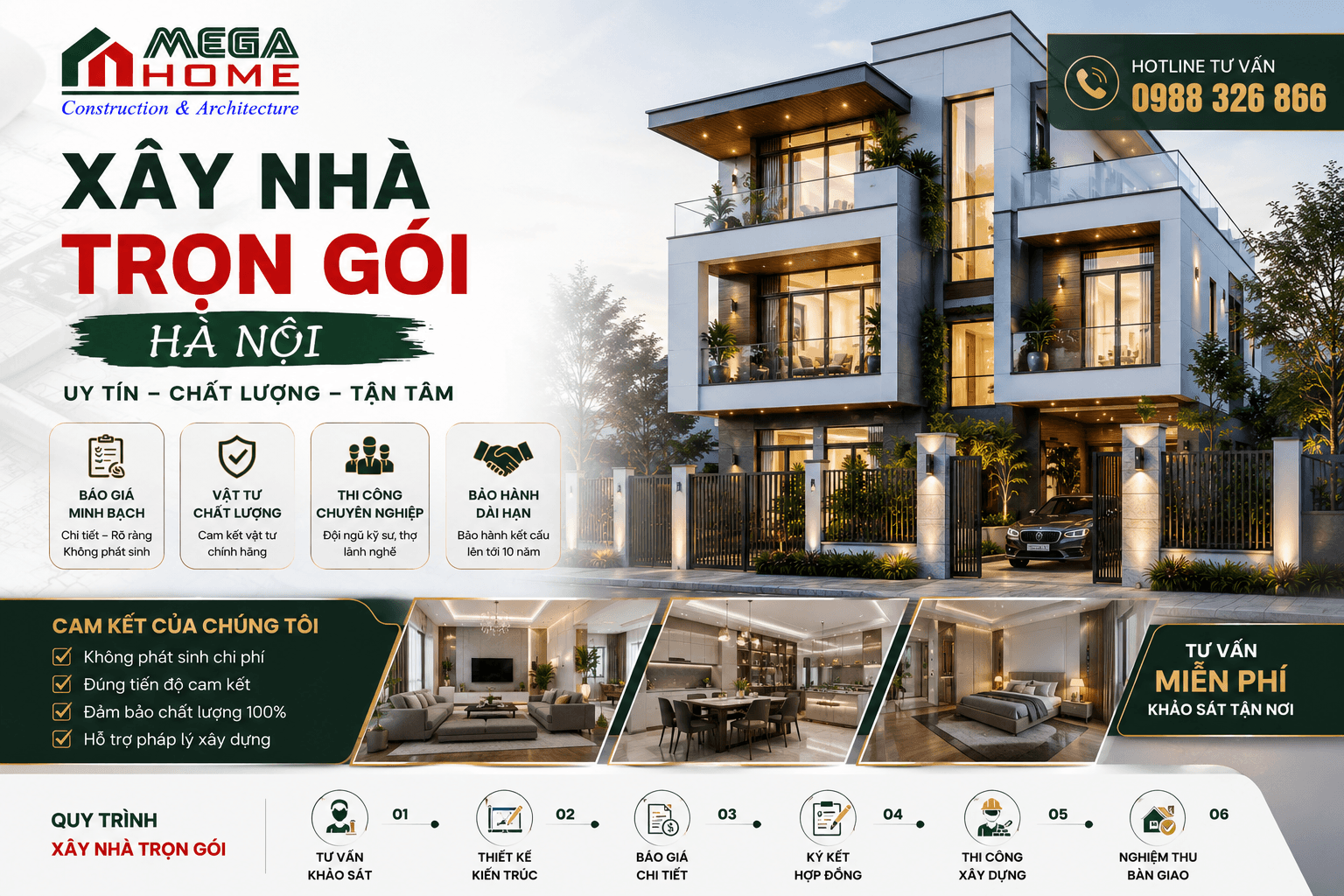 Xây nhà trọn gói Hà Nội